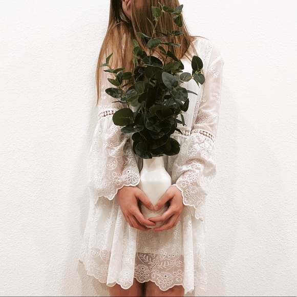 Zara Dresses & Skirts - Woman’s ZARA Premium Denim Collection lace dress SzM